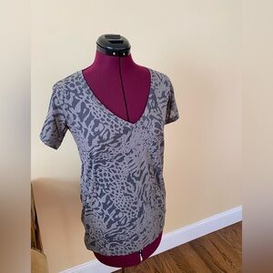 Generation Love GIO TIG V-neck Brown Black Shirt, Size X-small and Small